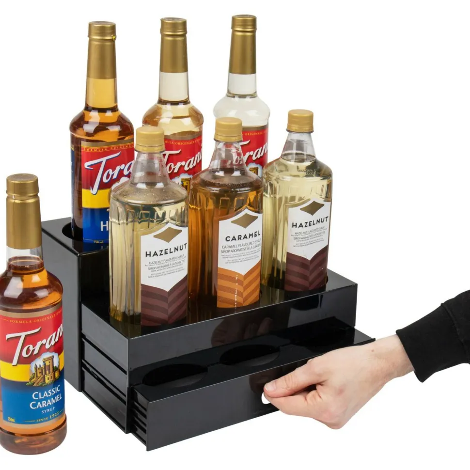 Mind Reader 9-Compartment Nested Syrup Bottle Holder
