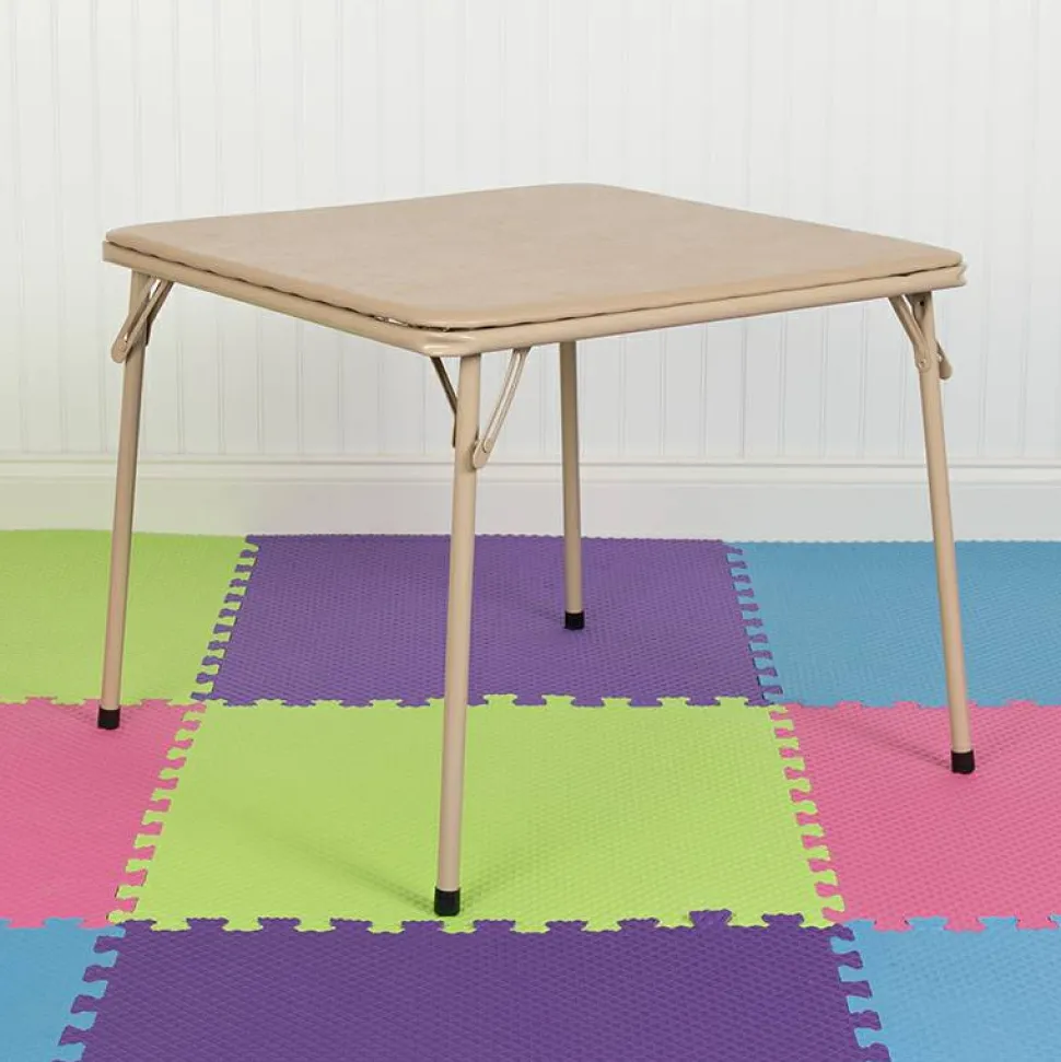 Mindy Kids Tan Folding Table