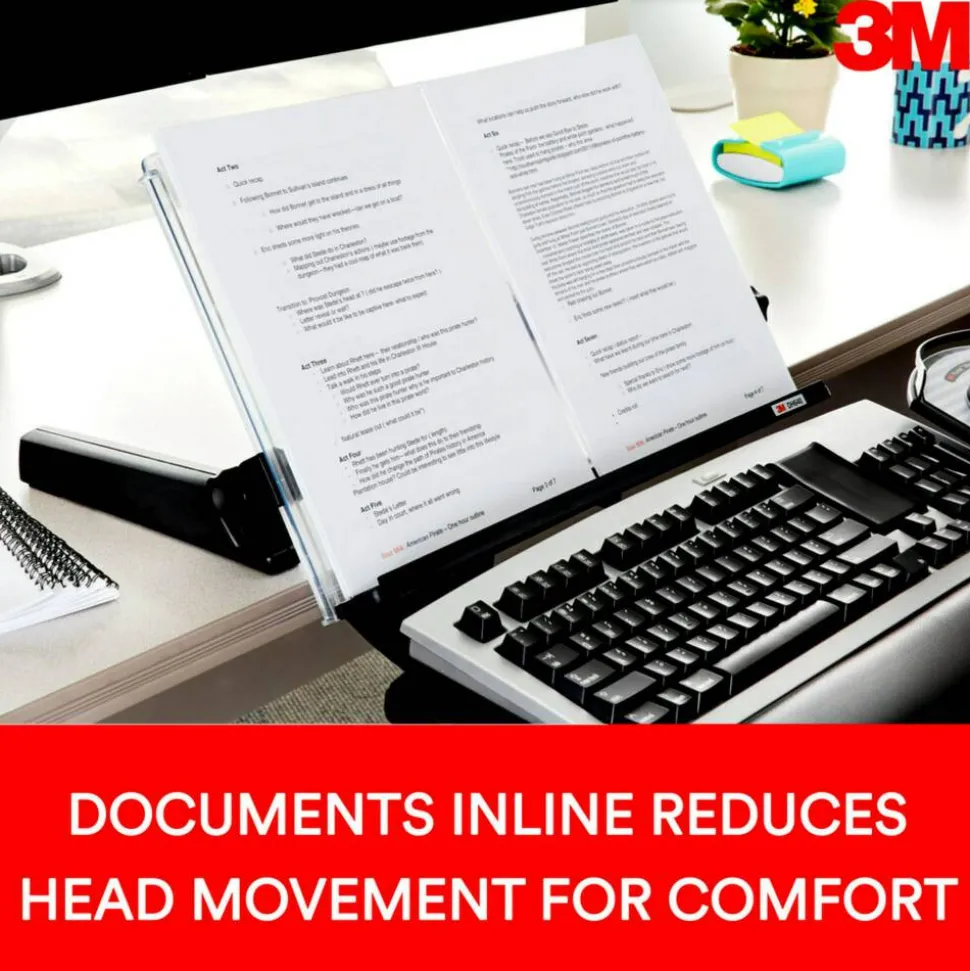 3M In-Line Adjustable Document Holder