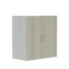Mirella Wood Door Storage Cabinet, White Ash