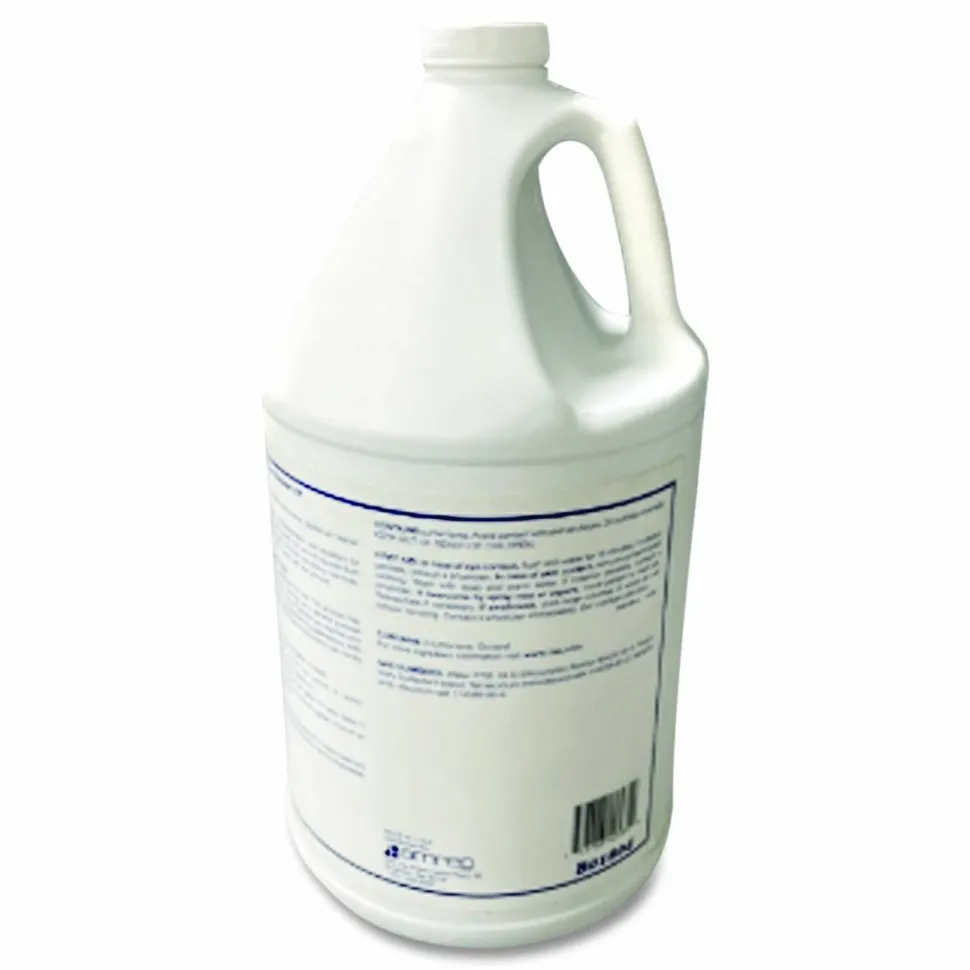 MISTY Neutral Floor Cleaner - For Multi Surface - Concentrate - Liquid - 128 fl oz (4 quart) - Lemon Scent Width - 4 / Carton - Pleasant Scent - Green
