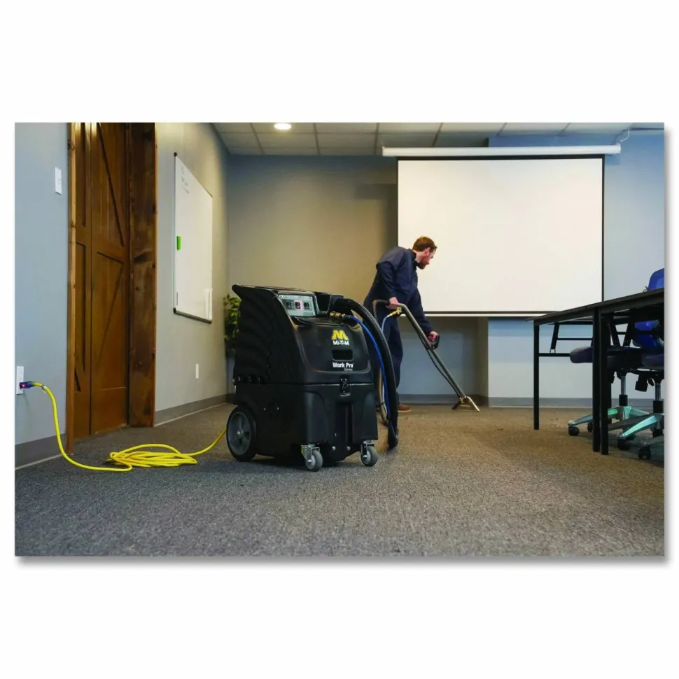 Mi-T-M Work Pro 6 Gallon Heated Carpet Extractor, 6 gal Capacity, 0.5 ft Cord