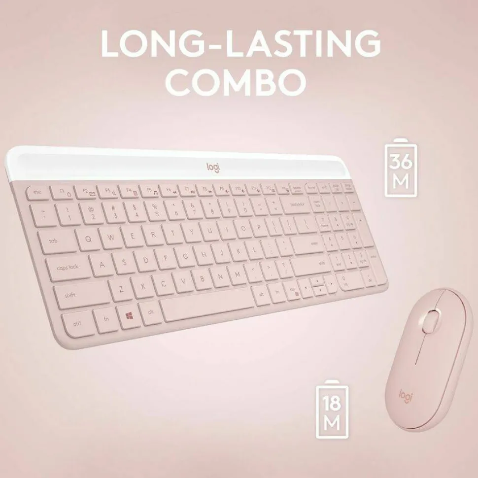 MK470 Slim Combo Ultra-slim, Compact and Quiet Wireless Keyboard & Mouse Combo