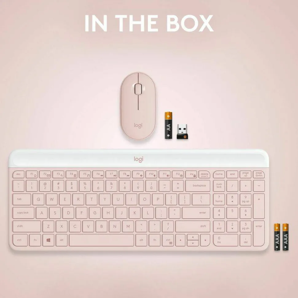 MK470 Slim Combo Ultra-slim, Compact and Quiet Wireless Keyboard & Mouse Combo