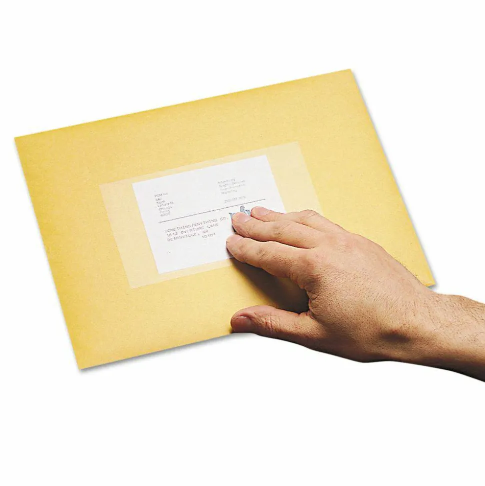 3M Label Protection Tape Sheets, 4" X 6" - 4" Width x 6" Length - Polypropylene Backing - 2 / Pack - Clear