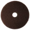 3M Low-Speed High Productivity Floor Pads 7100, 20" Diameter, Brown, 5/Carton