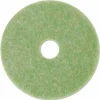 3M Low-Speed TopLine Autoscrubber Floor Pads 5000, 13" Diameter, Green/Amber, 5/Carton