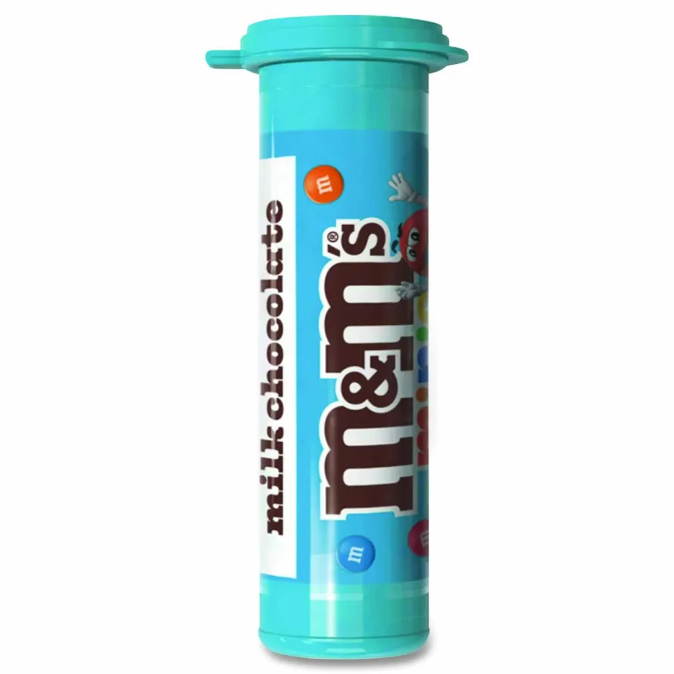 M & M's Milk Chocolate Mini Tubes, 1.08 oz, 24 Tubes/Box