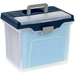 Mobile File Box, Large, Letter Size, 11-5/8