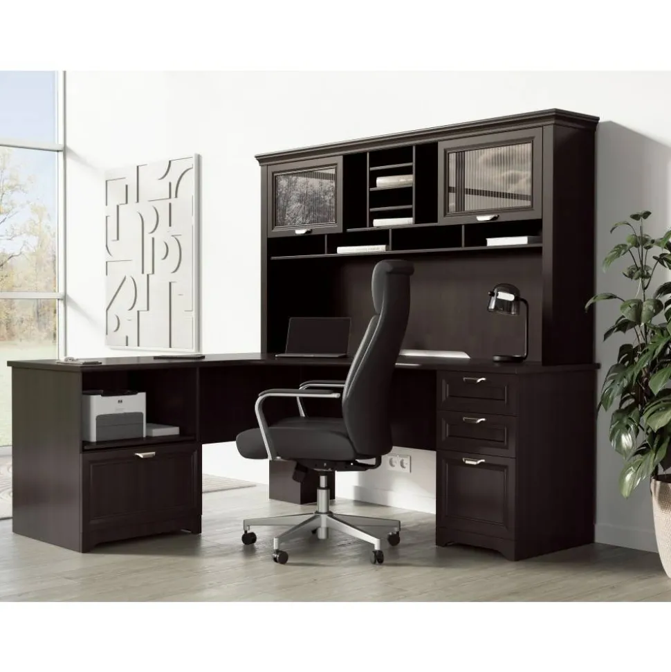 Modern Comfort Modee Vegan Leather High-Back Executive Office Chair, Black/Chrome, BIFMA Compliant