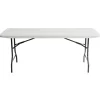 Molded Plastic Top Folding Table, 29"H x 72"W x 30"D, Gray Granite