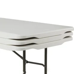 Molded Plastic Top Folding Table, 29