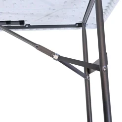 Molded Plastic Top Folding Table, 29"H x 48"W x 24"D, Platinum