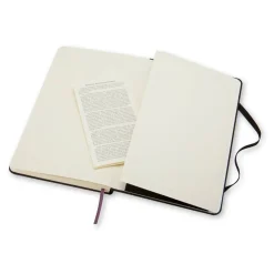 Moleskine Classic Hard Cover Notebook, 5” x 8-1/4”, Ruled, 240 Pages, Black
