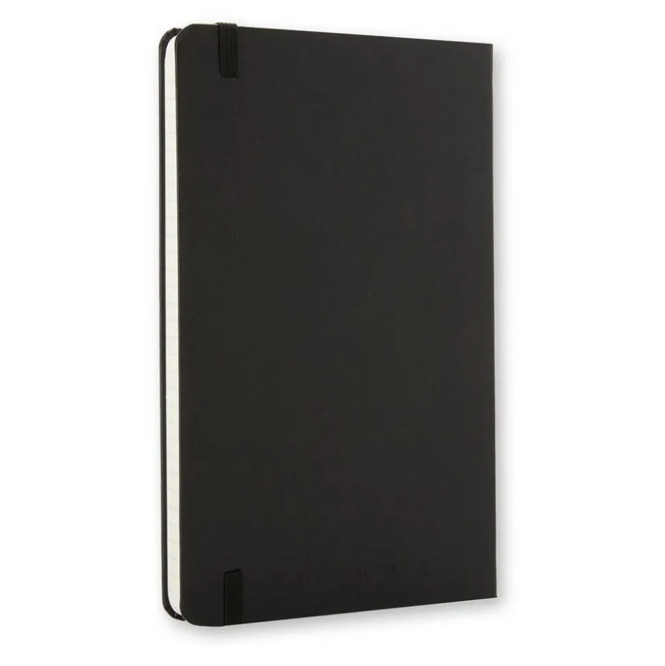 Moleskine Classic Hard Cover Notebook, 5” x 8-1/4”, Ruled, 240 Pages, Black