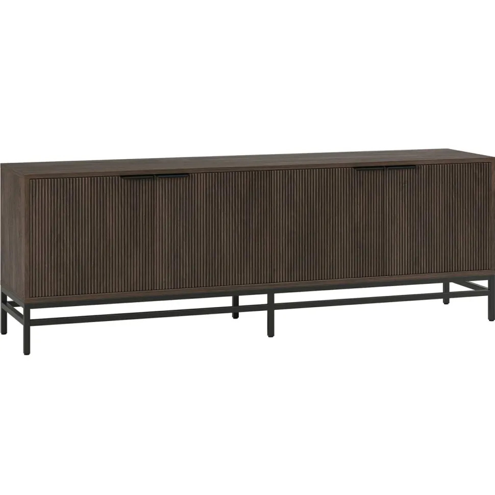 Montello Rectangular TV Stand for TV's up to 78" in Alder Brown
