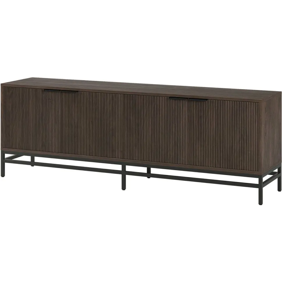 Montello Rectangular TV Stand for TV's up to 78" in Alder Brown