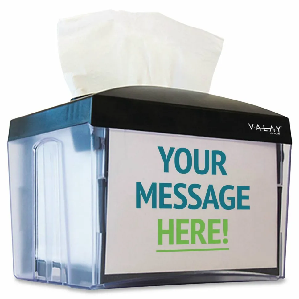 Morcon Tissue Valay Table Top Napkin Dispenser, 6 x 6.5 x 8, Black