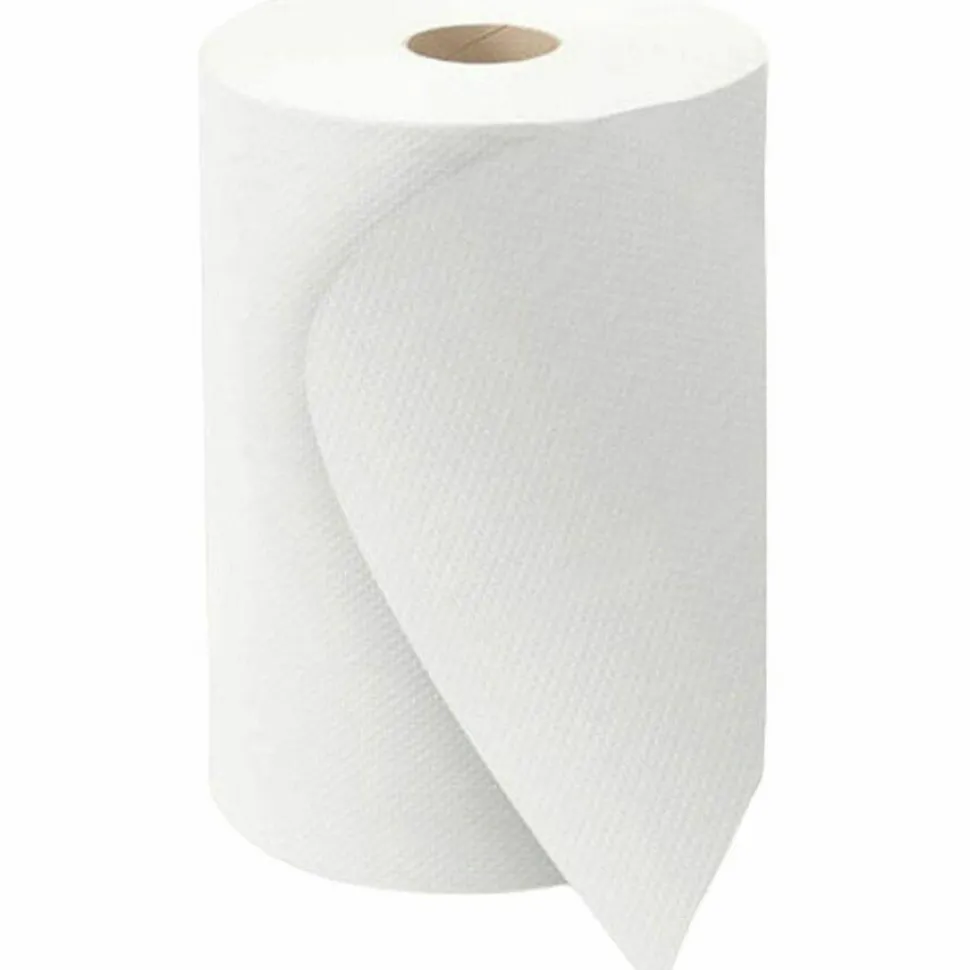 Morcon Tissue 10 Inch Roll Towels, 1-Ply, 10" x 800 ft, White, 6 Rolls/Carton
