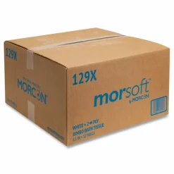 Morcon Tissue Jumbo Bath Tissue, Septic Safe, 2-Ply, 3.3