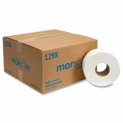 Morcon Tissue Jumbo Bath Tissue, Septic Safe, 2-Ply, 3.3