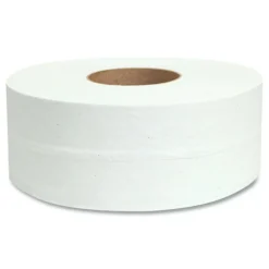 Morcon Tissue Jumbo Bath Tissue, Septic Safe, 2-Ply, 3.3" x 1,000 ft, White, 12 Rolls/Carton