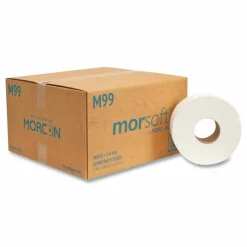 Morcon Tissue Jumbo Bath Tissue, Septic Safe, 2-Ply, 3.3