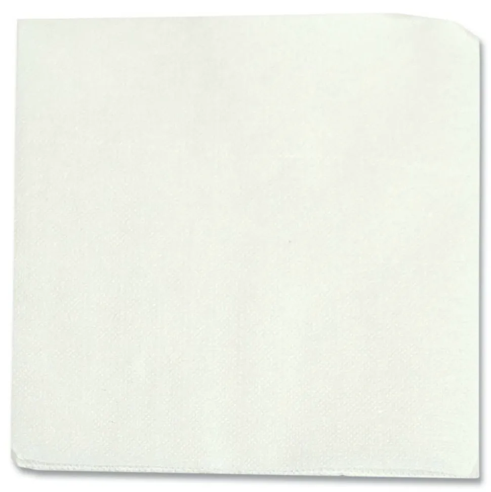 Morcon Tissue Morsoft Beverage Napkins, 1-Ply, 9 x 9, White, 500/Pack, 8 Packs/Carton