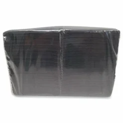 Morcon Tissue Morsoft Beverage Napkins, 2-Ply, 9 x 9.5, Black, 1,000/Carton