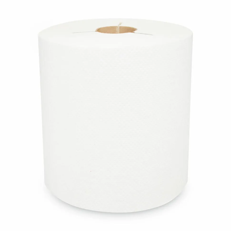 Morcon Tissue Morsoft Controlled Towels, Y-Notch, 1-Ply, 8" x 800 ft, White, 6 Rolls/Carton