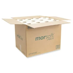 Morcon Tissue Morsoft Controlled Bath Tissue, Septic Safe, 2-Ply, White, 600 Sheets/Roll, 48 Rolls/Carton