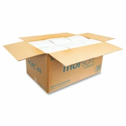 Morcon Tissue Morsoft Dinner Napkins, 1-Ply, 16 x 16, White, 250/Pack, 12 Packs/Carton