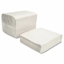 Morcon Tissue Morsoft Dinner Napkins, 1-Ply, 16 x 16, White, 250/Pack, 12 Packs/Carton