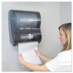 Morcon Tissue Valay 10 Inch Roll Towel Dispenser, 13.25 x 9 x 14.25, Black