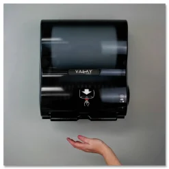 Morcon Tissue Valay 10 Inch Roll Towel Dispenser, 13.25 x 9 x 14.25, Black
