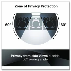 3M Privacy Filter Screen for 17" Widescreen Monitors, 5:4 Aspect Ratio, Reduces Blue Light, Anti-Glare
