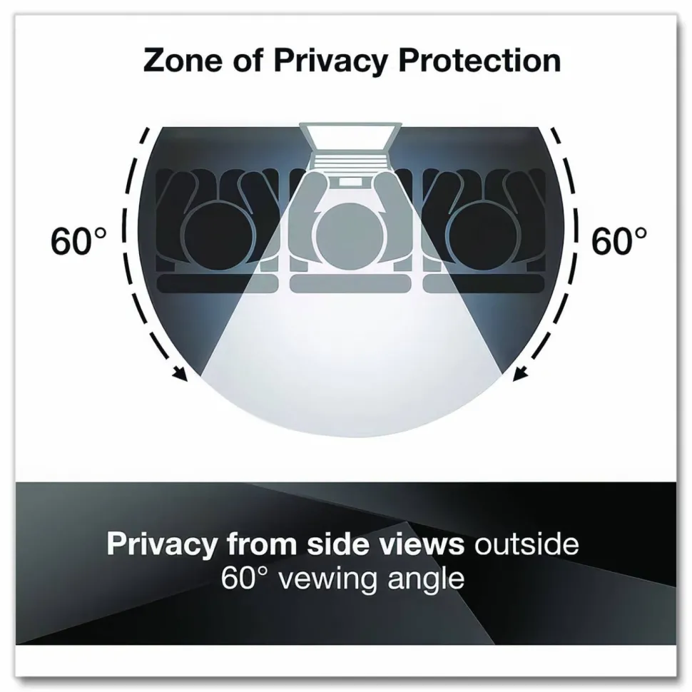 3M Privacy Filter Screen for 17" Widescreen Monitors, 5:4 Aspect Ratio, Reduces Blue Light, Anti-Glare