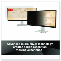 3M Privacy Filter Screen for 17" Widescreen Monitors, 5:4 Aspect Ratio, Reduces Blue Light, Anti-Glare