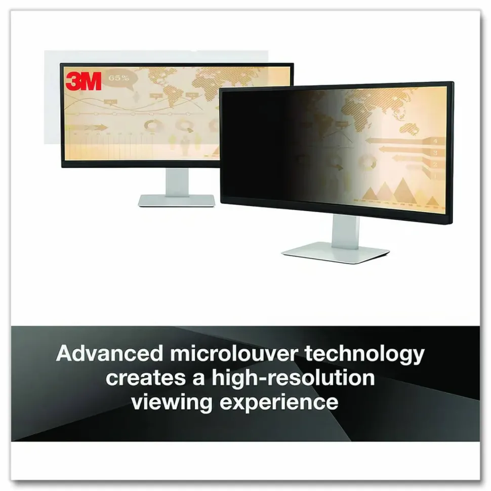 3M Privacy Filter Screen for 17" Widescreen Monitors, 5:4 Aspect Ratio, Reduces Blue Light, Anti-Glare