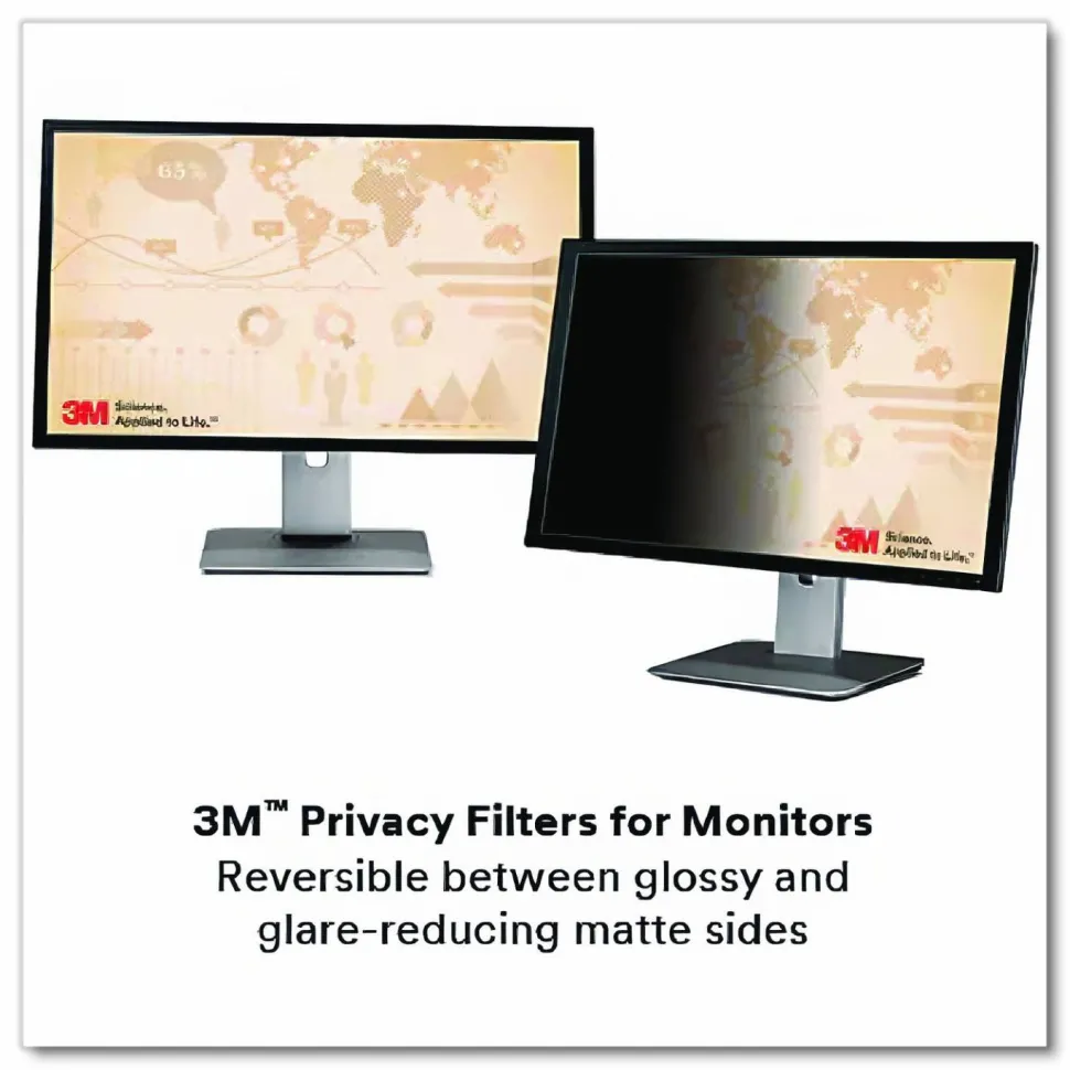3M Privacy Filter Screen for 17" Widescreen Monitors, 5:4 Aspect Ratio, Reduces Blue Light, Anti-Glare