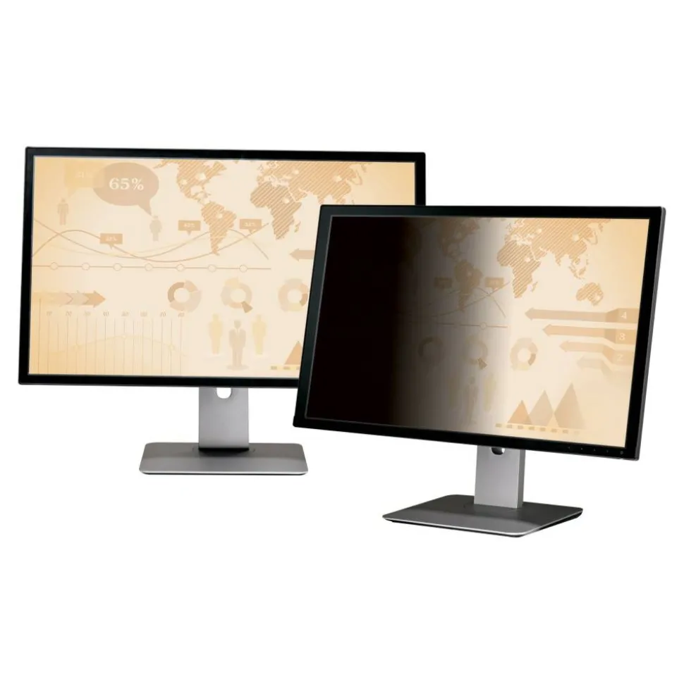 3M Privacy Filter Screen for 23" Widescreen Monitors, 16:9 Aspect Ratio, Reduces Blue Light, Anti-Glare