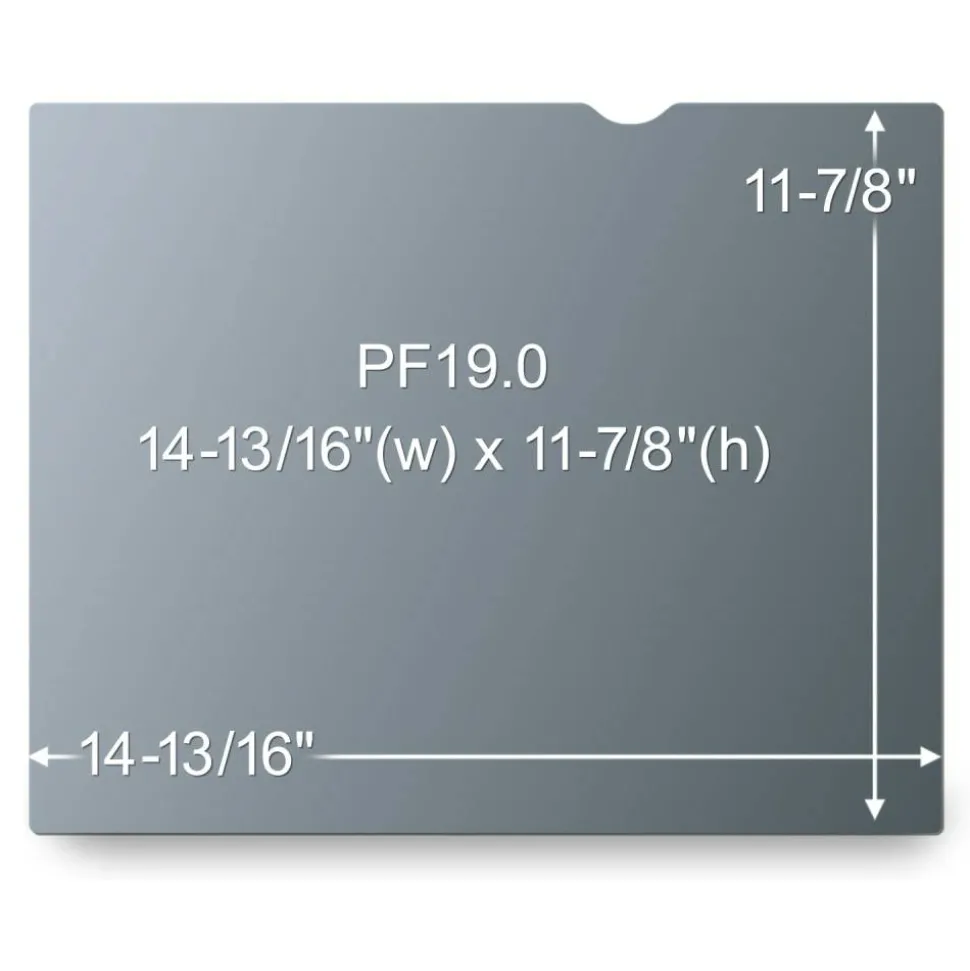 3M Privacy Filter Screen for 19" Widescreen Monitors, 5:4 Aspect Ratio, Reduces Blue Light, Anti-Glare
