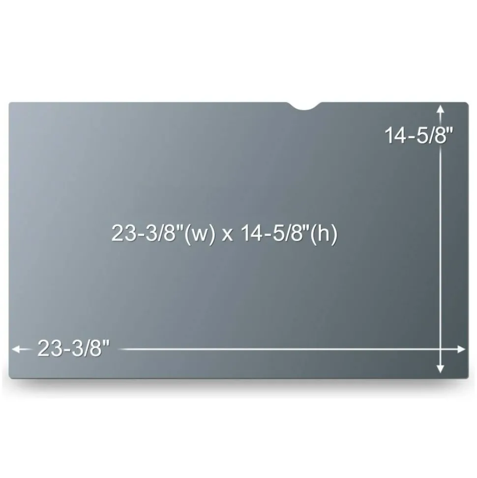 3M Privacy Filter Screen for 28" Widescreen Monitors, 16:9 Aspect Ratio, Reduces Blue Light, Anti-Glare