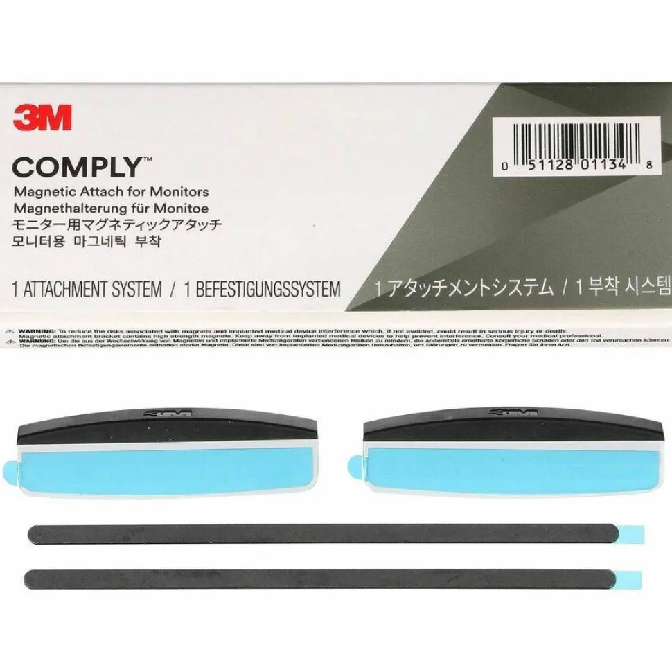 3M Privacy Filter Screen with COMPLY Magnetic Attach for 23.8" Full Screen Monitors, 16:9 Aspect Ratio, Reduces Blue Light, Anti-Glare
