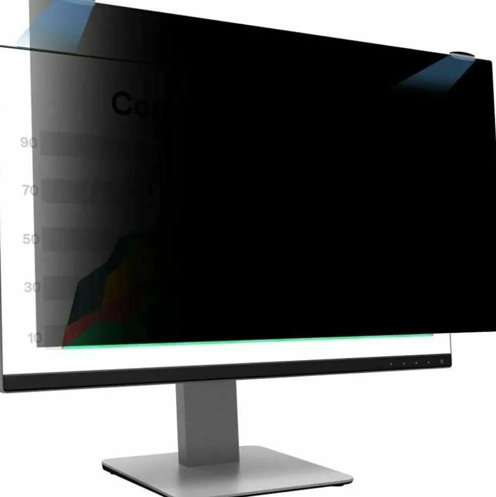3M Privacy Filter Screen with COMPLY Magnetic Attach for 24" Full Screen Monitors, 16:9 Aspect Ratio, Reduces Blue Light, Anti-Glare