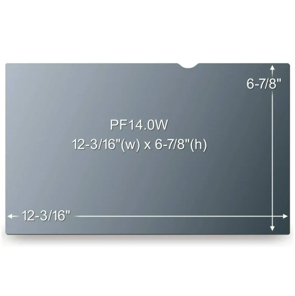 3M Privacy Filter Screen with COMPLY Attachment for 14" Widescreen Laptops, 16:9 Aspect Ratio, Reduces Blue Light, Anti-Glare
