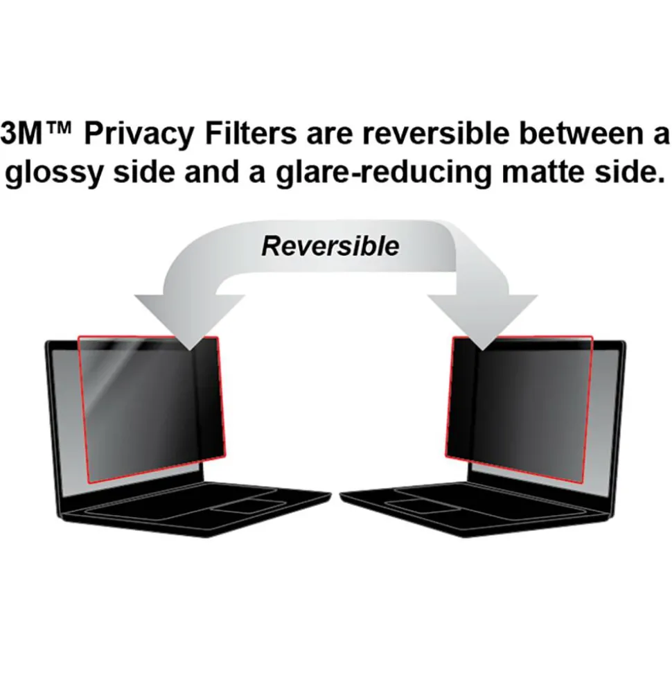 3M Privacy Filter Screen with COMPLY Attachment for 14" Widescreen Laptops, 16:9 Aspect Ratio, Reduces Blue Light, Anti-Glare
