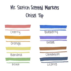 Mr. Sketch Scented Markers, Assorted Colors, Set Of 8