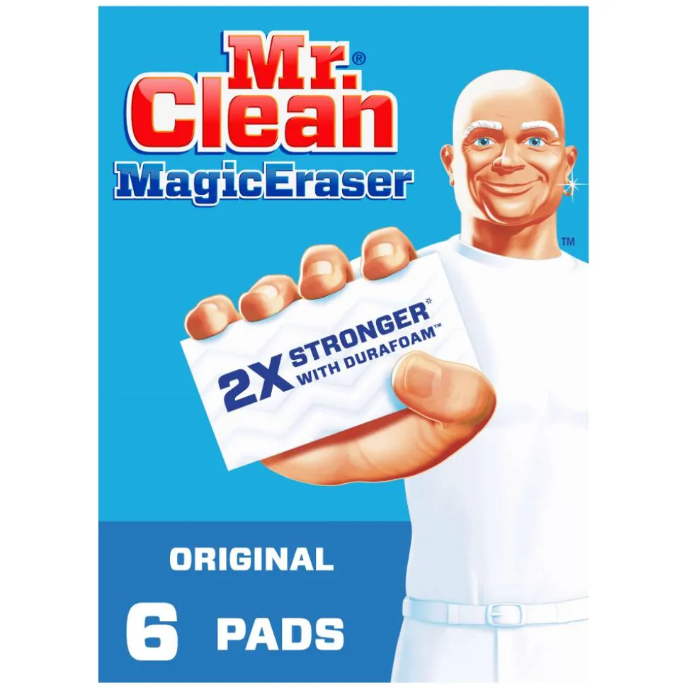 Mr. Clean Magic Eraser Original Scrubbers, Box Of 6