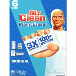 Mr. Clean Magic Eraser Original Scrubbers, Box Of 6